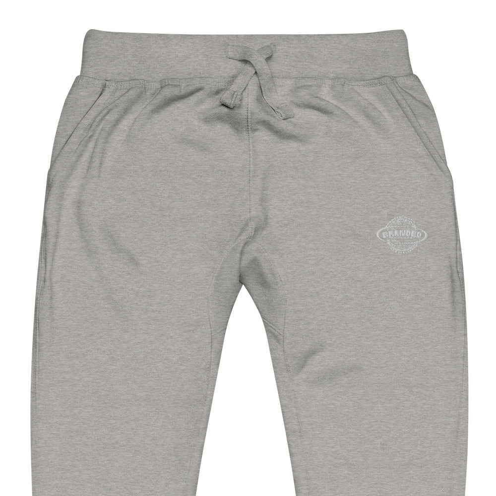 branded fleece sweatpants