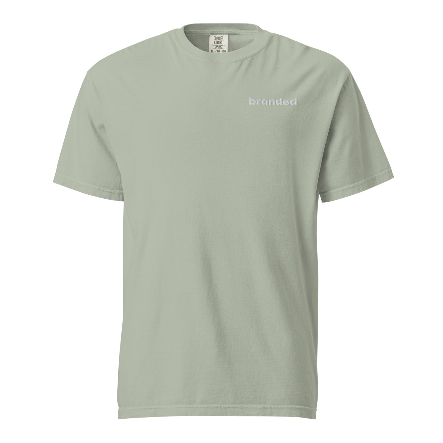 branded heavyweight t-shirt