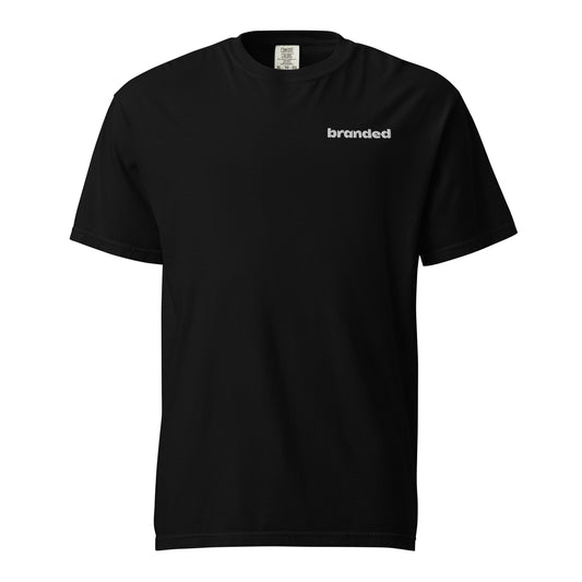 branded heavyweight t-shirt