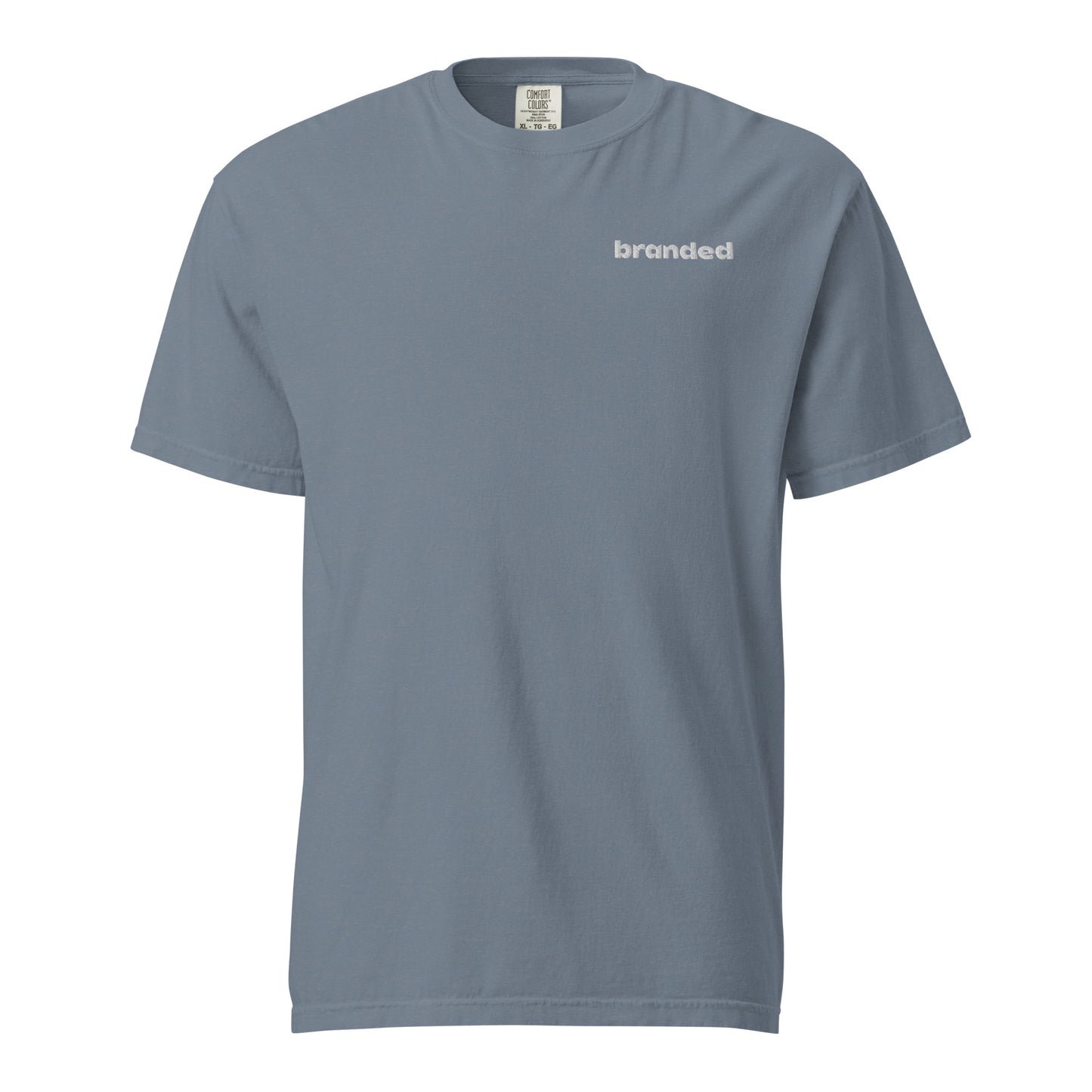 branded heavyweight t-shirt