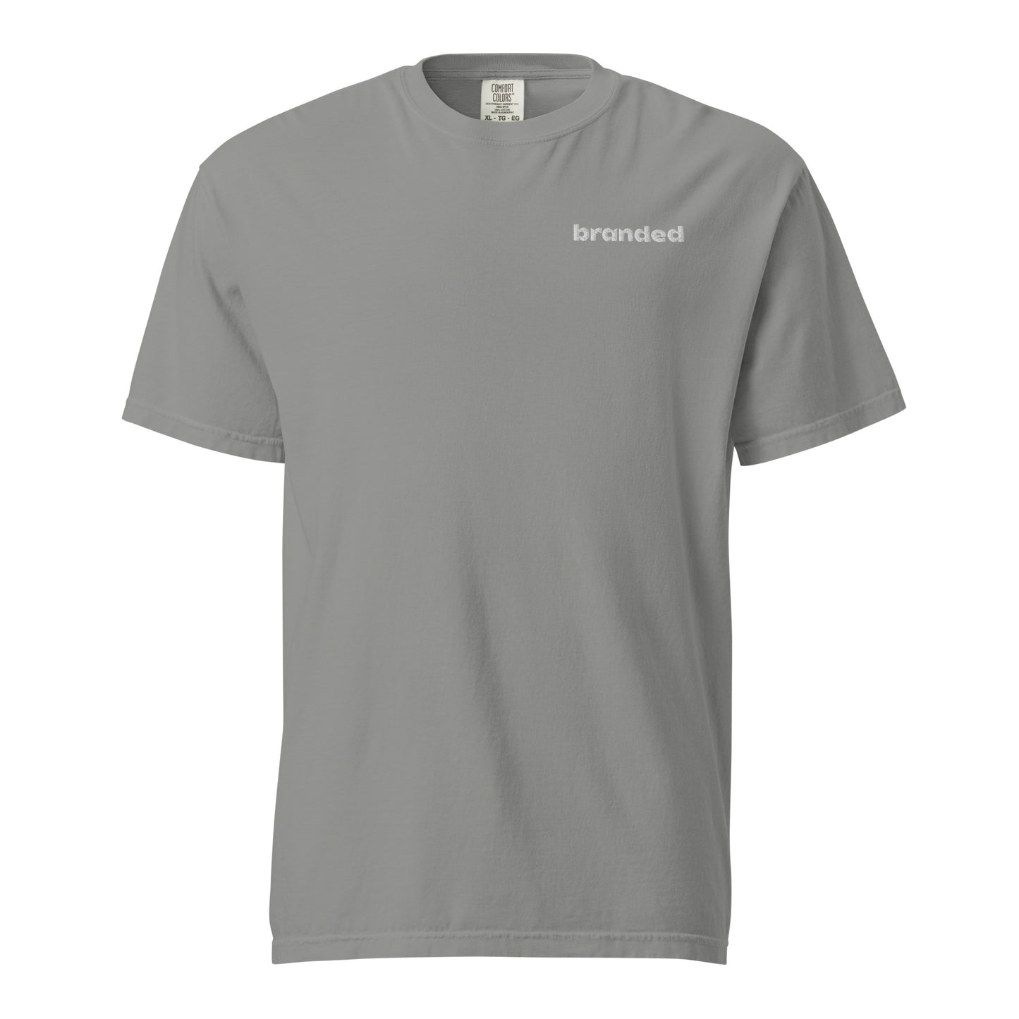 branded heavyweight t-shirt