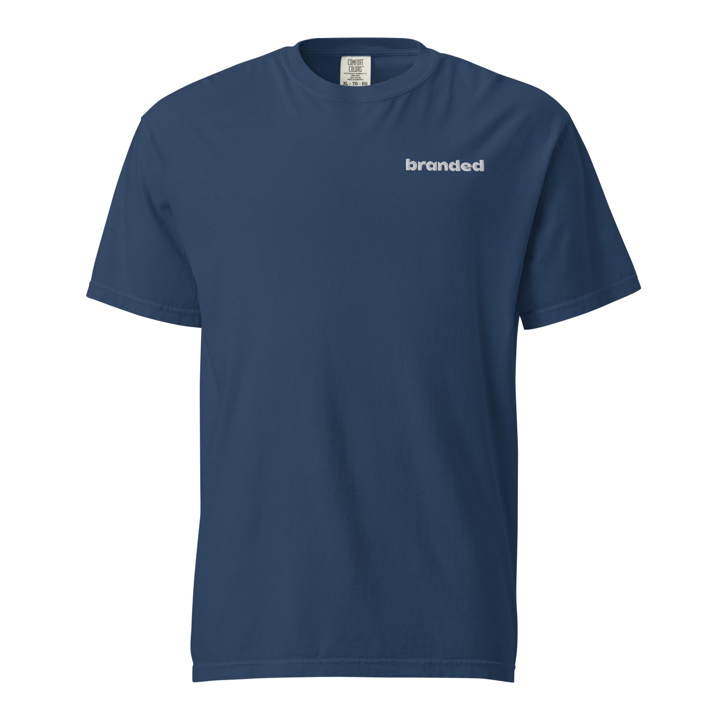 branded heavyweight t-shirt